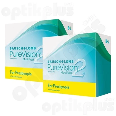 PureVision 2 for Presbyopia (Multifokallinse) - 2 x 6er-Pack [9444]