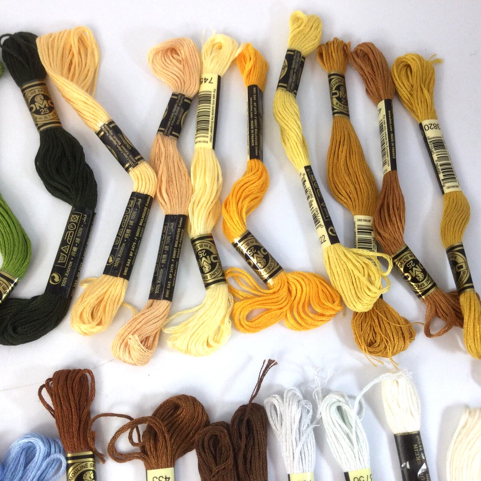 Mouline Special Needlepoint Multicolor Cotton Embroidery Floss Tread Lot 38 New - Image 4 of 4