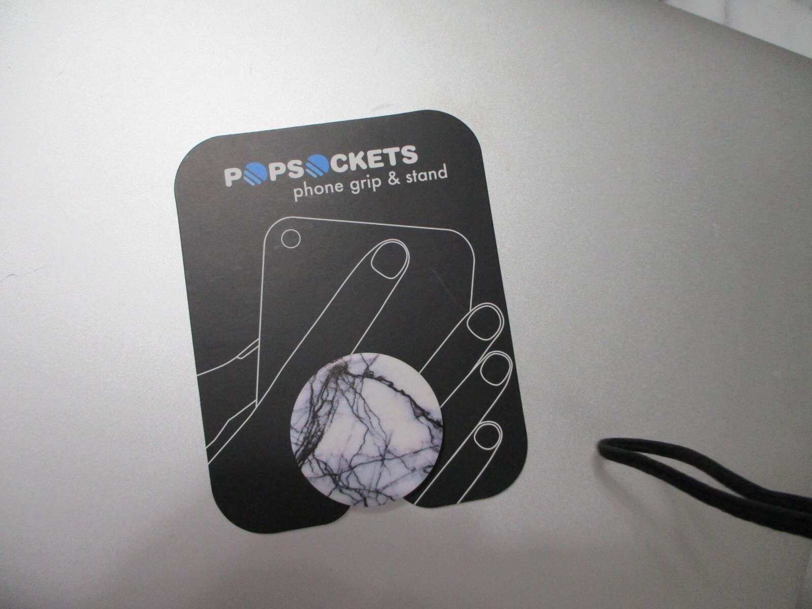 PopSocket Phone Holder Stand - Daisy Chain Swap Top PopGrip Black-image