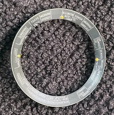 Citizen 68-0516 World Time GMT Rotating Inner Bezel City Chapter Ring