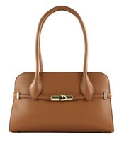 Furla Goccia Dome Shoulder Bag M Schultertasche Tasche Brandy Braun Neu