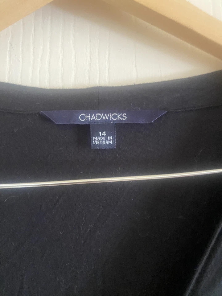 Vestido midi manga dolman tejido jersey envolvente kimono Fairygoth de Chadwick’s 14 Foto 3 de 4