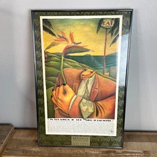 Markus Pierson "On The Wings of the Birds of Paradise" 1992 Framed Print