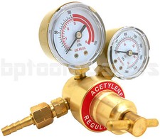 Dual Gauge ACETYLENE Solid Brass Regulator 4 Welding Victor Gas Torch Cutting