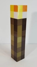 Minecraft Light Up Torch Light Wall Mount Stand Carry Think Geek 2012 Tested