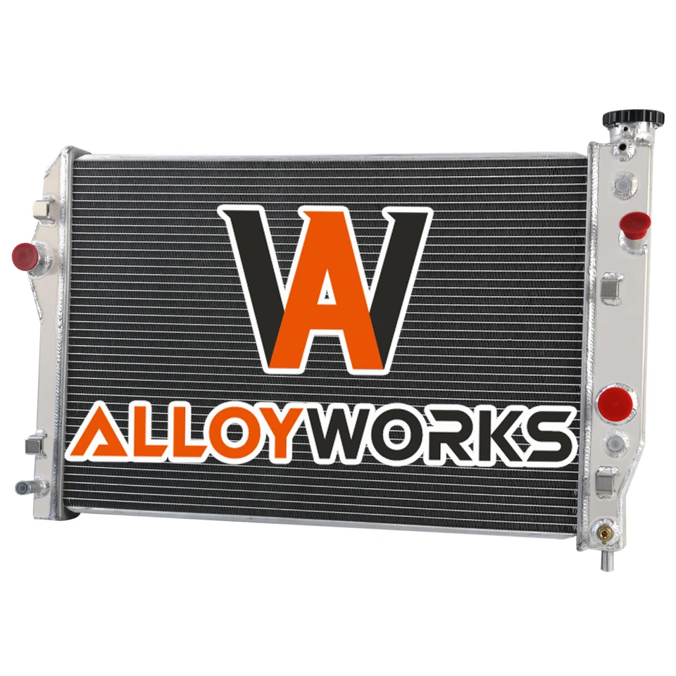 Radiador de aluminio de 4 filas para Chevy Camaro Pontiac Firebird V8 1993-02 1998 1999 Foto 2 de 4