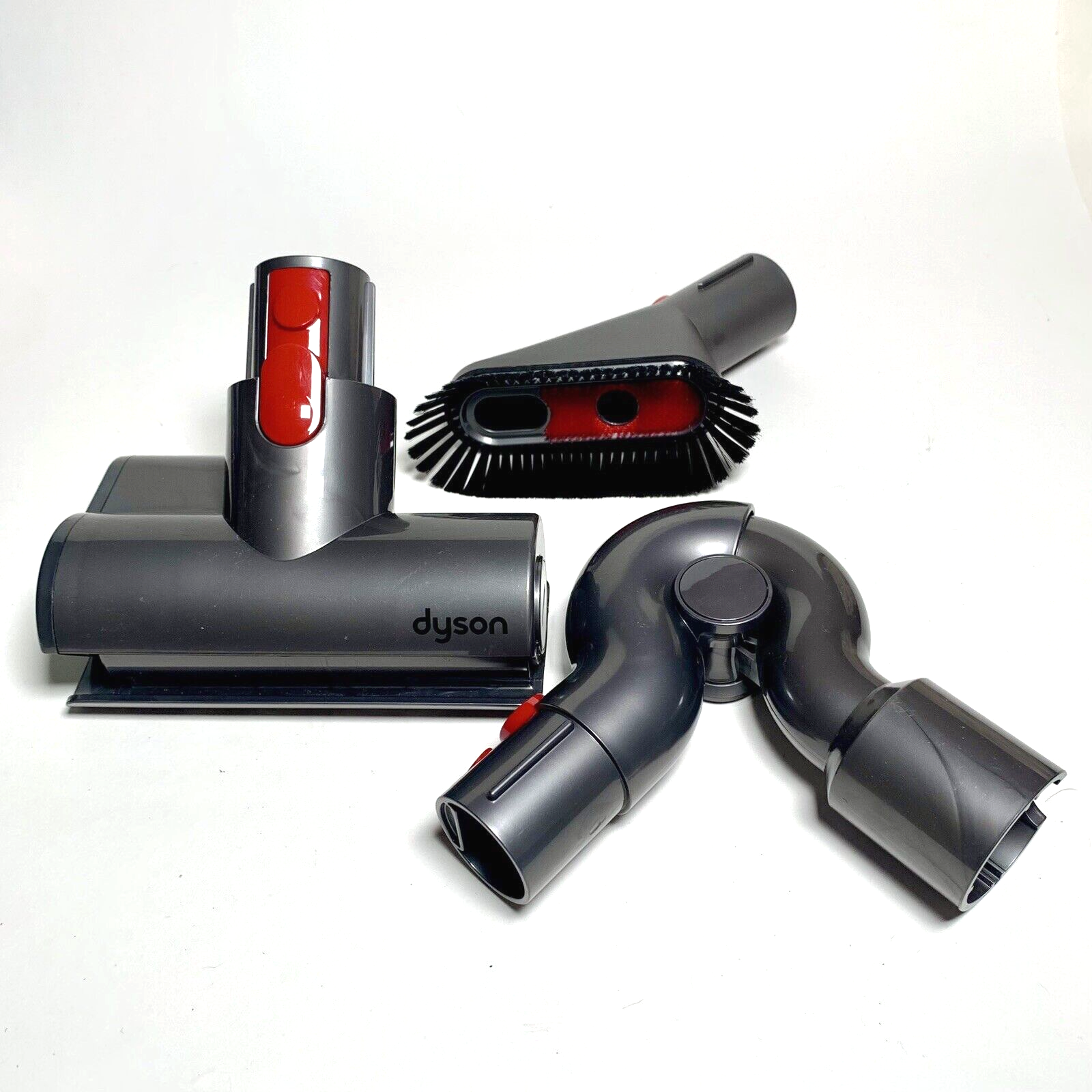 Dyson Attachment Tool Set  of 3 Motorized Power,  Dusting Brush, Up Top Elbow