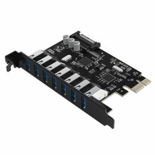 ORICO SuperSpeed 7 Ports USB3.0 PCI-E Expansion Card Adapter