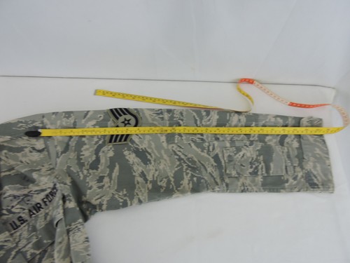 USAF Air Force Mens Utility Coat Camo Pattern 50% Cotton 50% Nylon Sz 40R E5 SSI - Picture 16 of 20