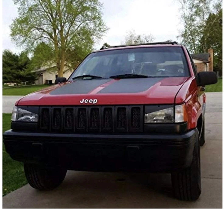 1993 1994 1995 1996 1997 1998 compatible con Jeep Grand Cherokee ZJ Angry Eyes Mad Eyes V4 Foto 2 de 4