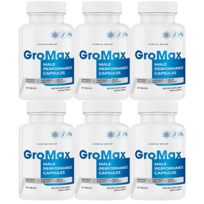 Gro Max Male Performance Capsules - 6 Pack