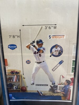 David Wright Fathead-Life Size Original Packaging.