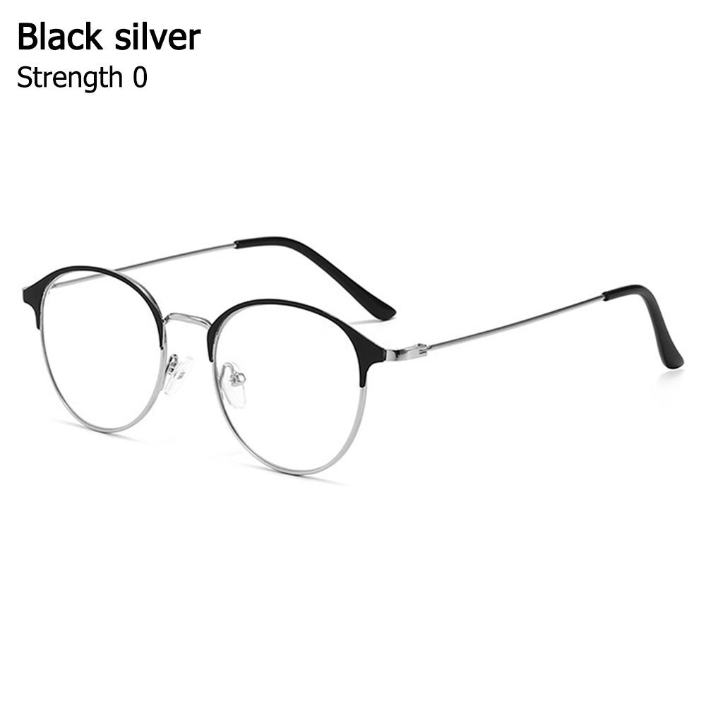 Metal Round Frame Classic Eyewear Myopia Glasses Eyeglasses Optical