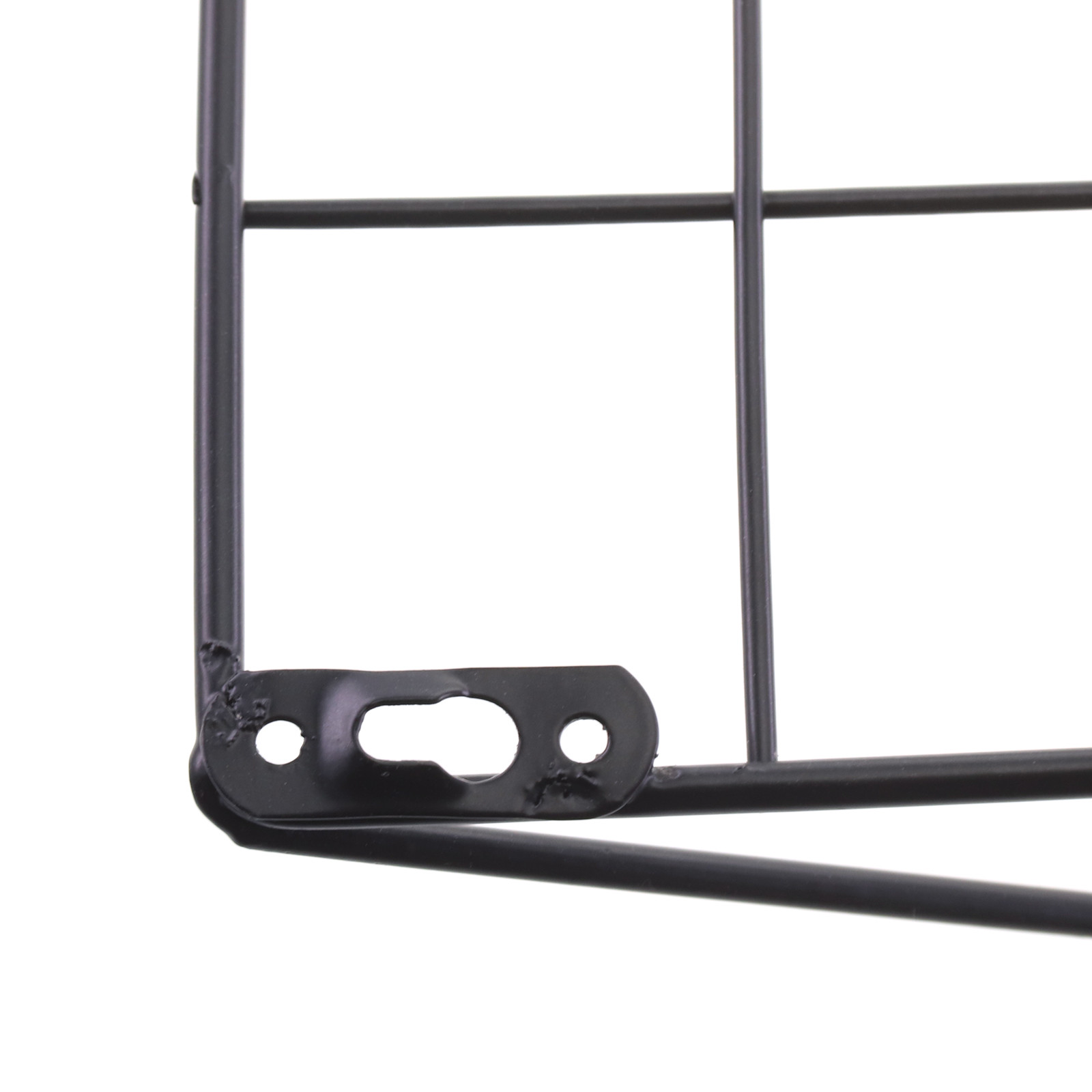 Wire Magazine Newspaper Basket Wall Mounted Post Storage Rack Organizer ...