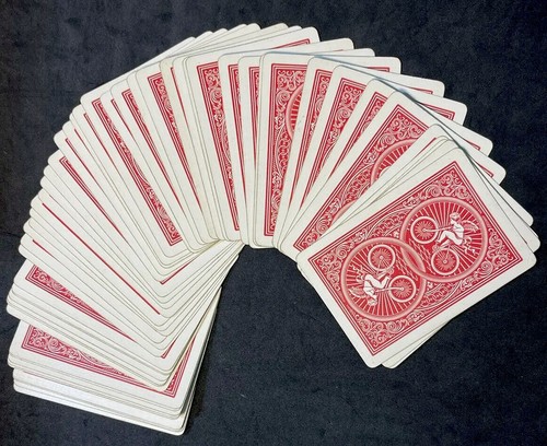c1905 Fahrrad antike Spielkarten 52/52 USPCC R&M Tatsache selten Amor Poker Deck - Bild 5 von 12