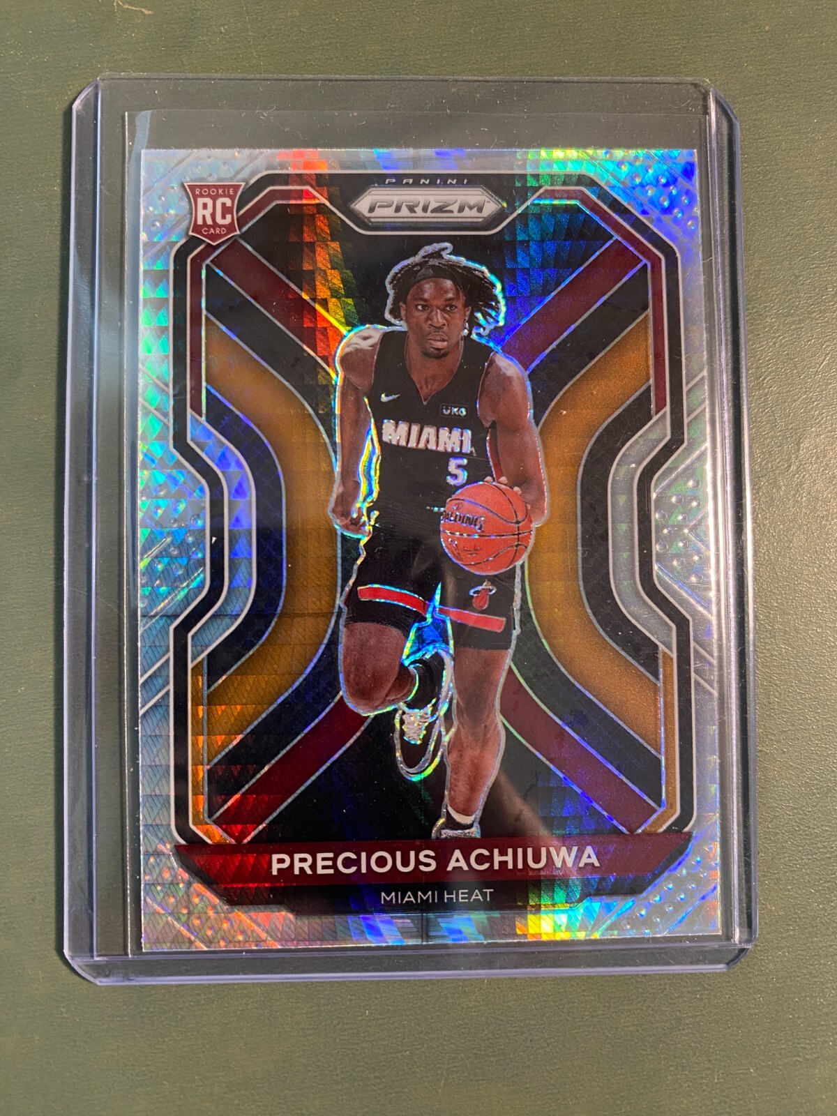 2020-21 Panini Prizm Precious Achiuwa RC Rookie Hyper Miami Heat 294
