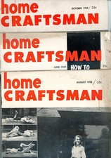 Home Craftsman Magazine Lot Vintage Magazines 1950s-60s