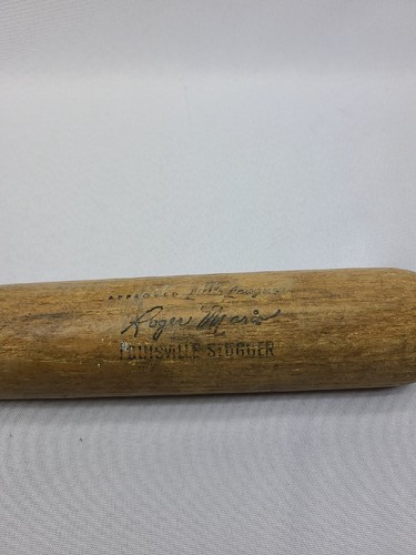 Vintage Louisville Slugger Roger Maris Little League Baseball Wood Bat Yankees - Picture 6 of 19