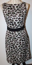 ANN TAYLOR sleeveless leopard print dress Size 2