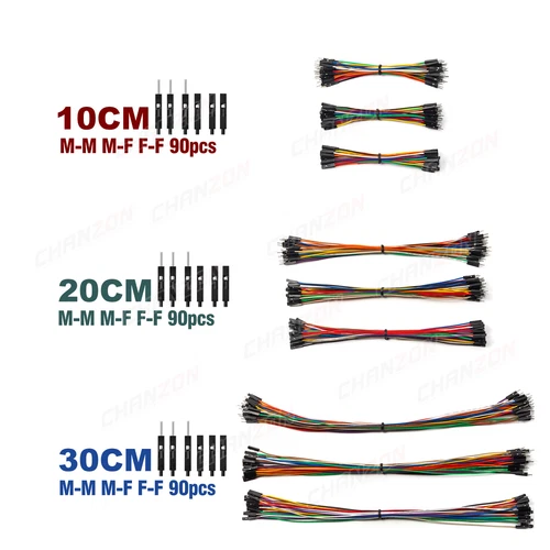 Arduino Breadboard Ribbon Dupont Cable Jumper Wires Connector Kit Raspberry pi