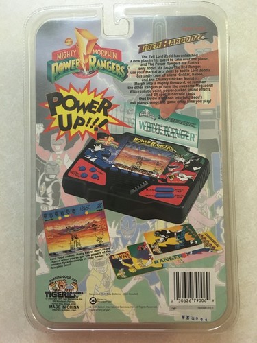 Tiger Electronics MIGHTY MORPHIN POWER RANGERS Barcodzz (Sealed) - Picture 2 of 2