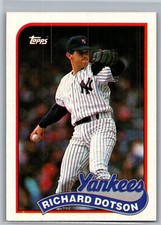 1989 Topps Baseball #511 Richard Dotson New York Yankees