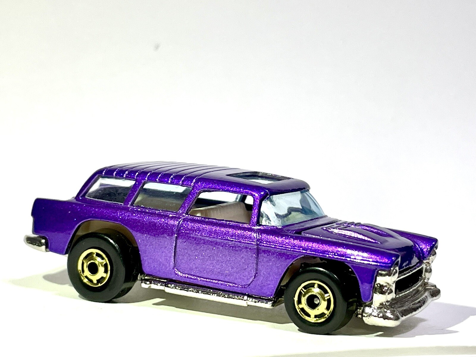 Hot Wheels CUSTOM MADE Gold Hot Ones  1994 CLASSIC NOMAD - PURPLE METALLIC 😈😈