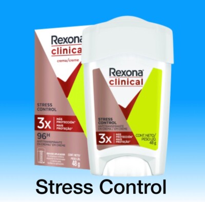 REXONA CLINICAL STRESS CONTROL Antitranspirante en crema 48g