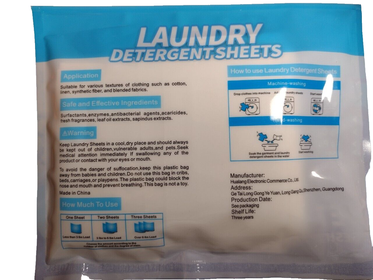 480 Eco Laundry Detergent Soap Sheets Easy Dissolve = 480 Loads No