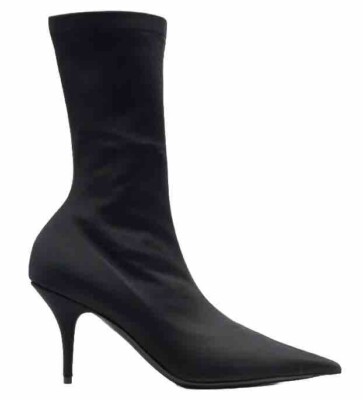  Balenciaga , KNIFE Slip-On-Ankle Boots, 8 cm, Spandex, schwarz, Größe 40