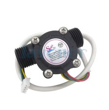 G1/2" 1-30L/min Water Flow Meter With Temperature Sensor Switch Water Control
