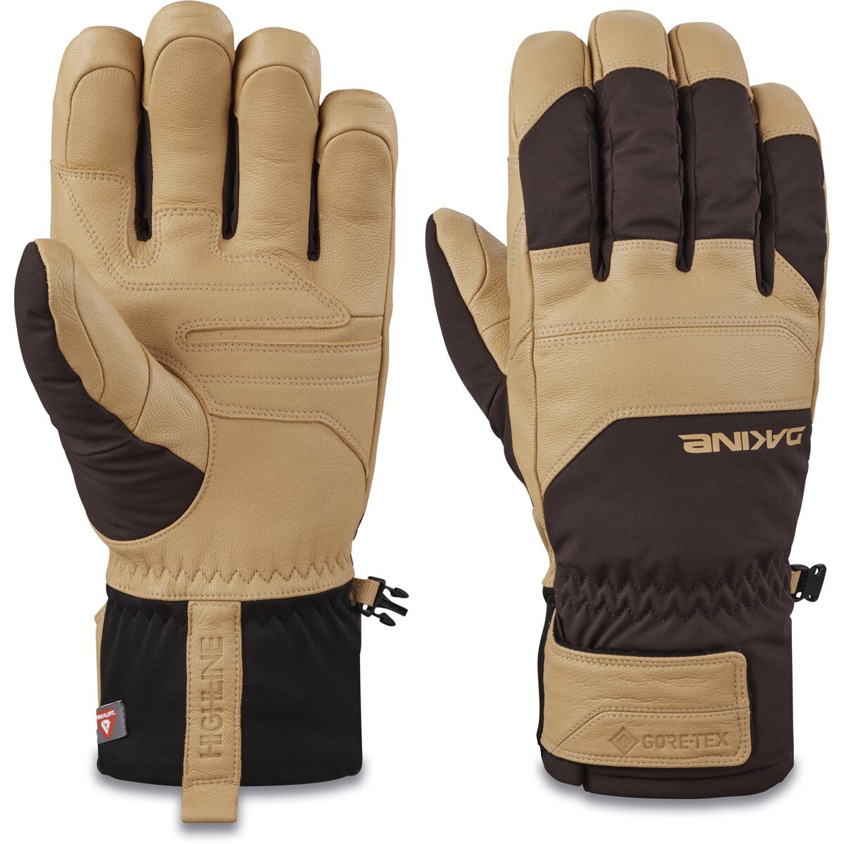Dakine Excursion Gore-Tex Short Snow Gloves Men's Medium Tan