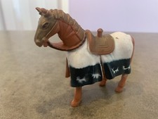 Medieval Horse Figure Brown Horse With Medieval Cover