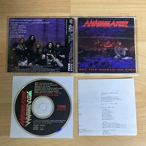 Annihilator Set the World on Fire | eBay