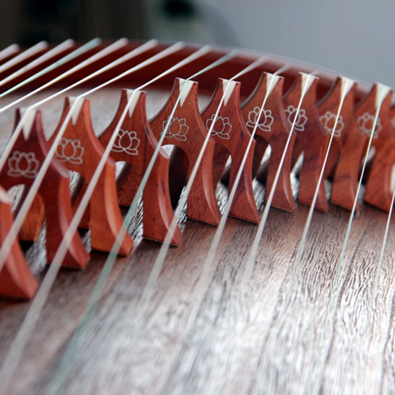 1-21# Puente Guzheng de palo de rosa China Cítara Puentes móviles Piezas de repuesto Foto 2 de 4