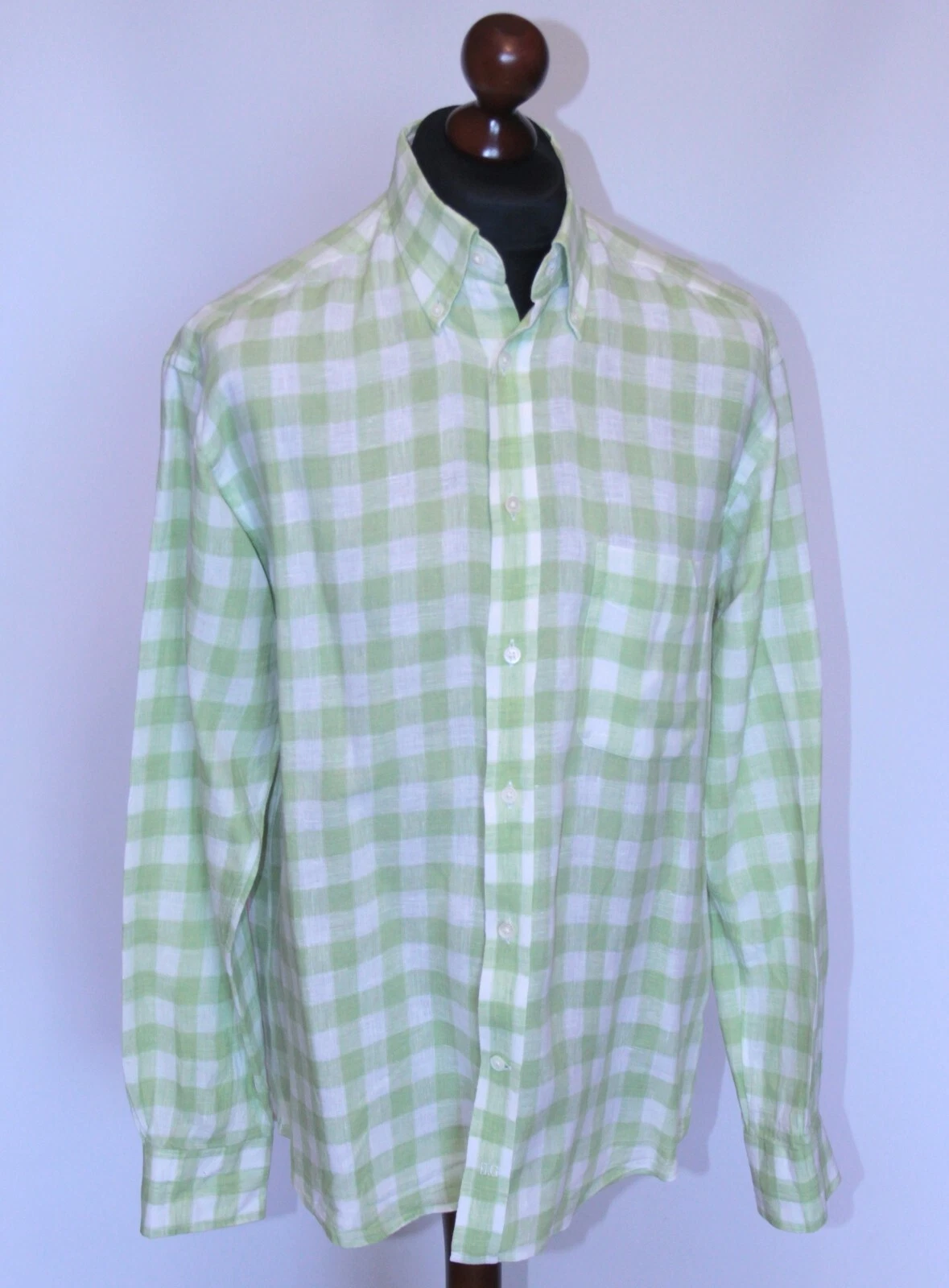 GANT Elliot regular fit mens 100% linen shirt Size L