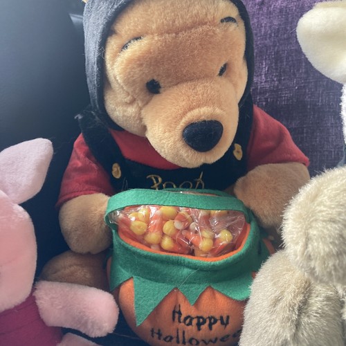 Winnie the Pooh Halloween Plush in Bumble Bee Eeyore Kanga and Piglet - Picture 3 of 5