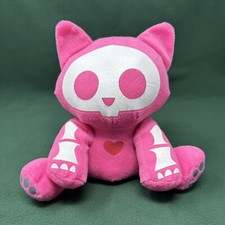Skelanimals Pink Kit the Cat 8" Plush/Stuffed Animal Toy