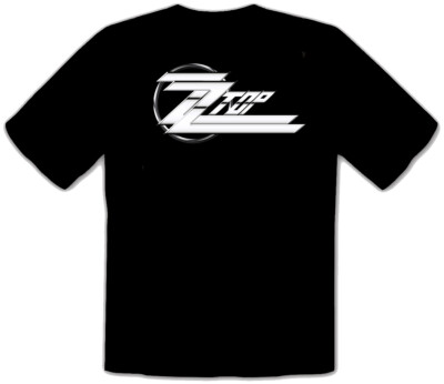 ZZTOP ZZ TOP Rock Music Logo FUN SCHWARZE T-Shirt -035