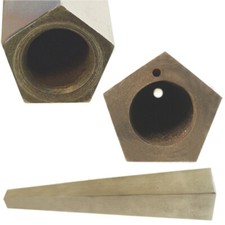 Jeweler Pentagon Bracelet Mandrel Tapered Steel Forming Metal Wire Wrap Tool