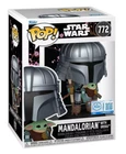 Mandalorian with Grogu 772 Funko POP Vinyl Hades Figure Star Wars Bobblehead