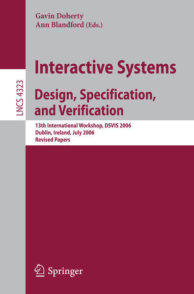 Interactive Systems Design, Specification, And Verification | 2007 |