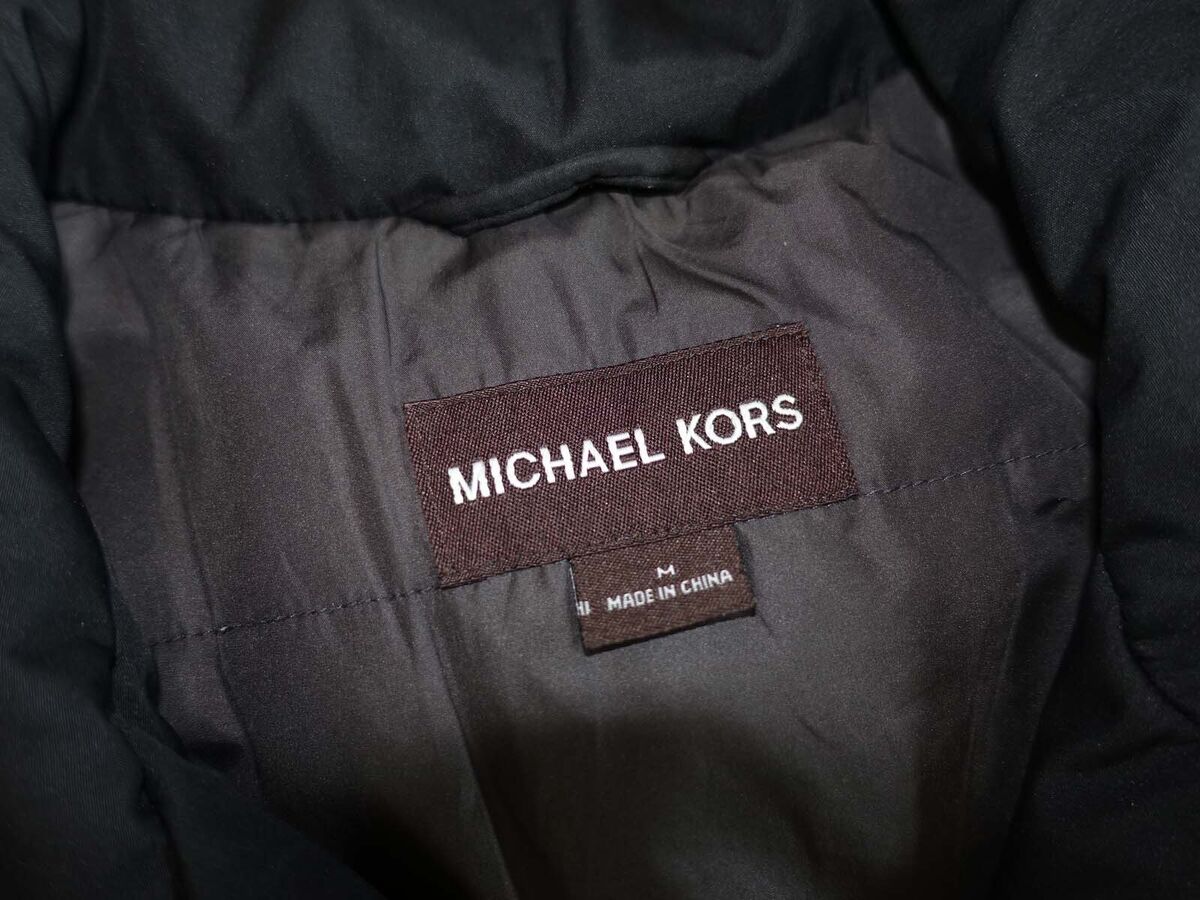Michael Kors Men's Jacket Medium Black Zipper Front Michael Kors Men's Jacket Medium Black Zipper Front