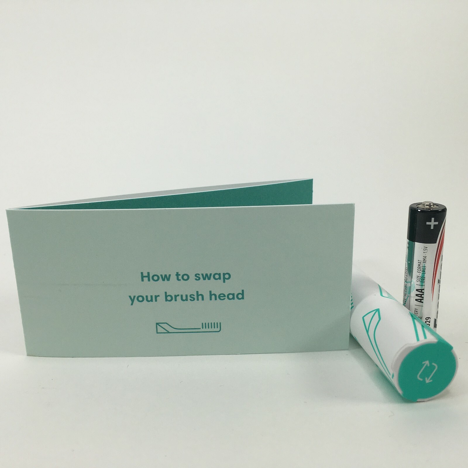 Quip Toothbrush Brush Head Replacement With Battery (Lot Of 2) eBay