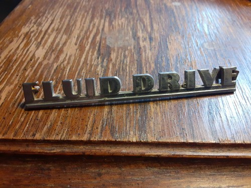 1949 DeSoto Fluid Drive Emblem Vintage MOPAR 49 CUSTOM CONVERTIBLE ...