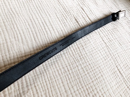 Kids Boys J. Crew Crewcuts Leather Belt - Black Leather - Size Medium - M - Picture 3 of 5