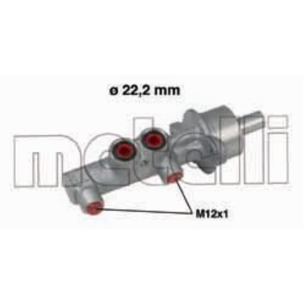 Metelli Hauptbremszylinder Hauptzylinder FüR Opel Corsa C Combo Kasten/Kombi-image