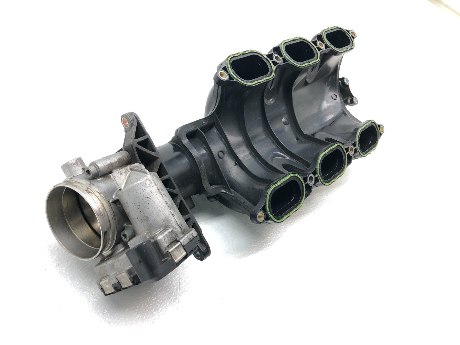 2014-2017 MASERATI GHIBLI S Q4 V6 ENGINE INTAKE MANIFOLD W/ THROTTLE BODY OEM.