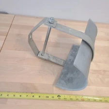 7" Pipe Pivoting Threaded-Rod-Mount Loop Hanger with sheild