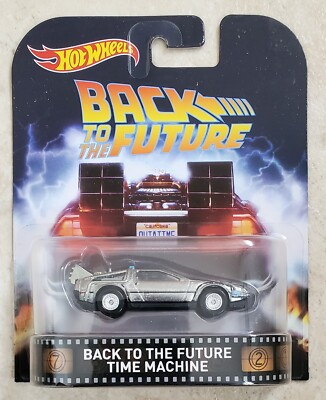 Hot Wheels Retro Entertainment Back To The Future Time Machine | eBay